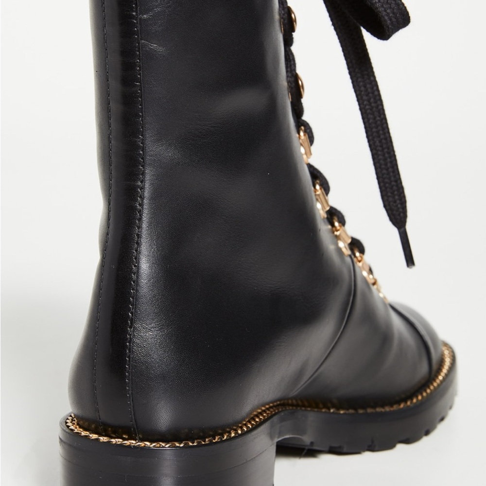 Stuart Weitzman Kolbie Chain Bootie Black Women’s Size 4.5 - Picture 4 of 17